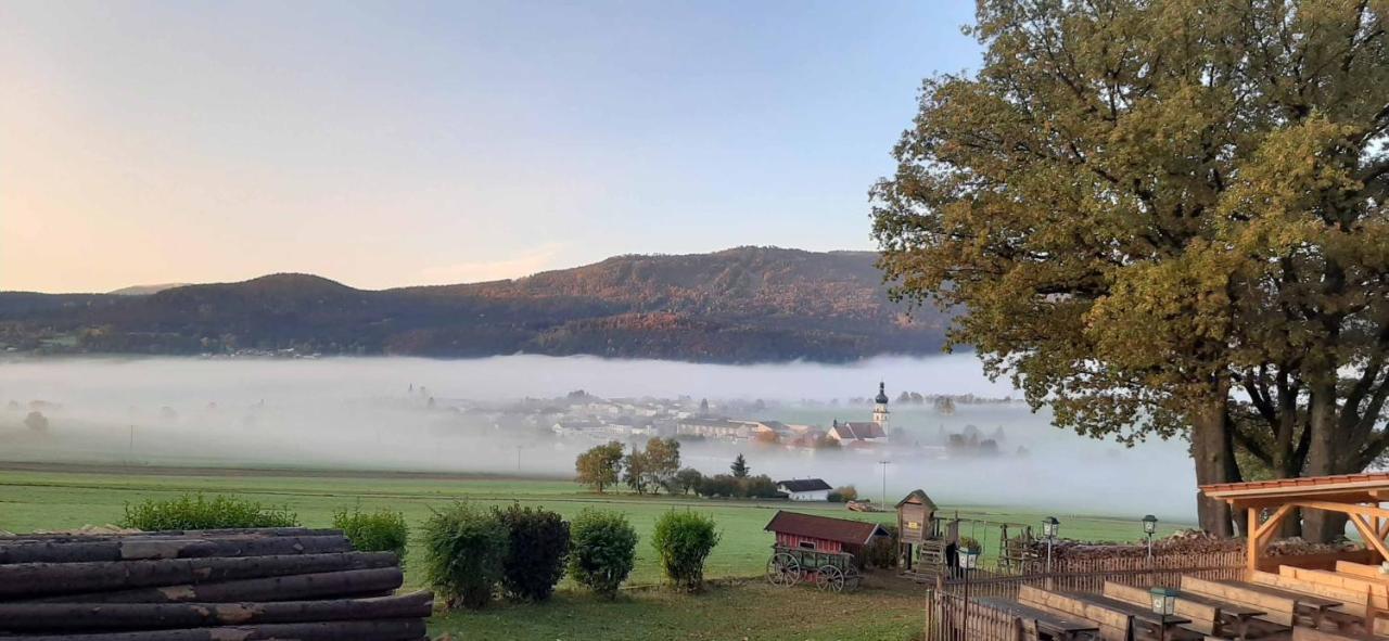 Gasthof Zum Wirt Ferienwohnung Hohenbogenblick Neukirchen beim Heiligen Blut Exteriör bild